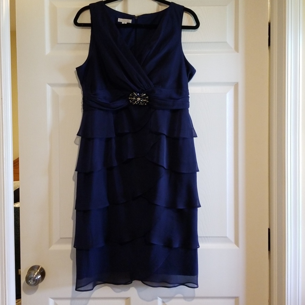 Stunning Deep Blue Dress